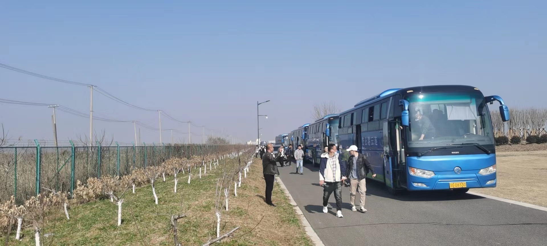 經(jīng)營發(fā)展事業(yè)部圓滿完成徐圩管委會義務植樹定制公交運輸保障工作