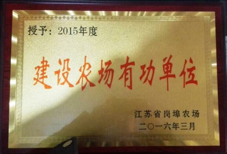 公交新浦公司被授予“建設(shè)農(nóng)場(chǎng)有功單位”稱號(hào)