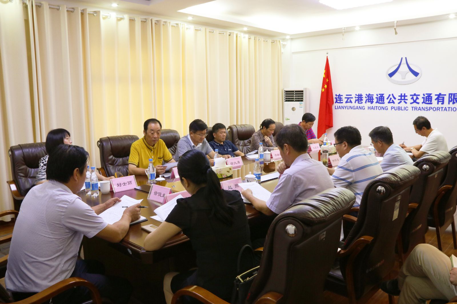 市人大常委會(huì)領(lǐng)導(dǎo)蒞臨海通公交專(zhuān)題調(diào)研