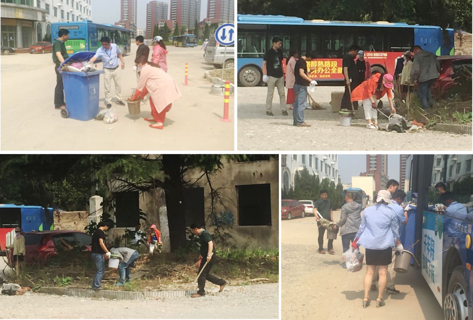 公交新浦公司黨支部開展“迎七一，共創(chuàng)國家衛(wèi)生城市”活動